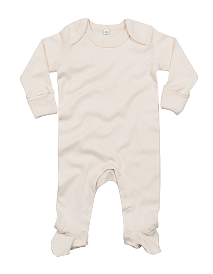 LSHOP Baby Organic Sleepsuit with Scratch Mitts 