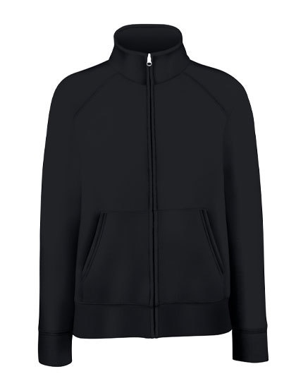 LSHOP Premium Sweat Jacket Lady-Fit Black,Deep Navy,Heather Grey,White