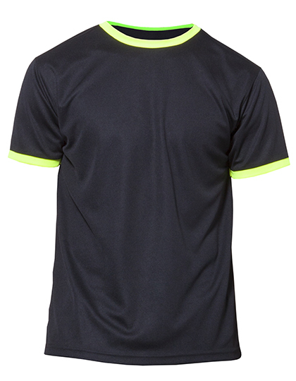 LSHOP Action Kids - Short Sleeve Sport T-Shirt Black,Fuchsia Fluor,Green Fluor,Navy,White
