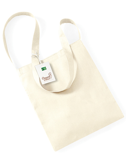 LSHOP Organic Cotton Sling Bag Natural