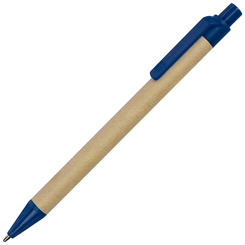 TOPPOINT Papierkugelschreiber Blau
