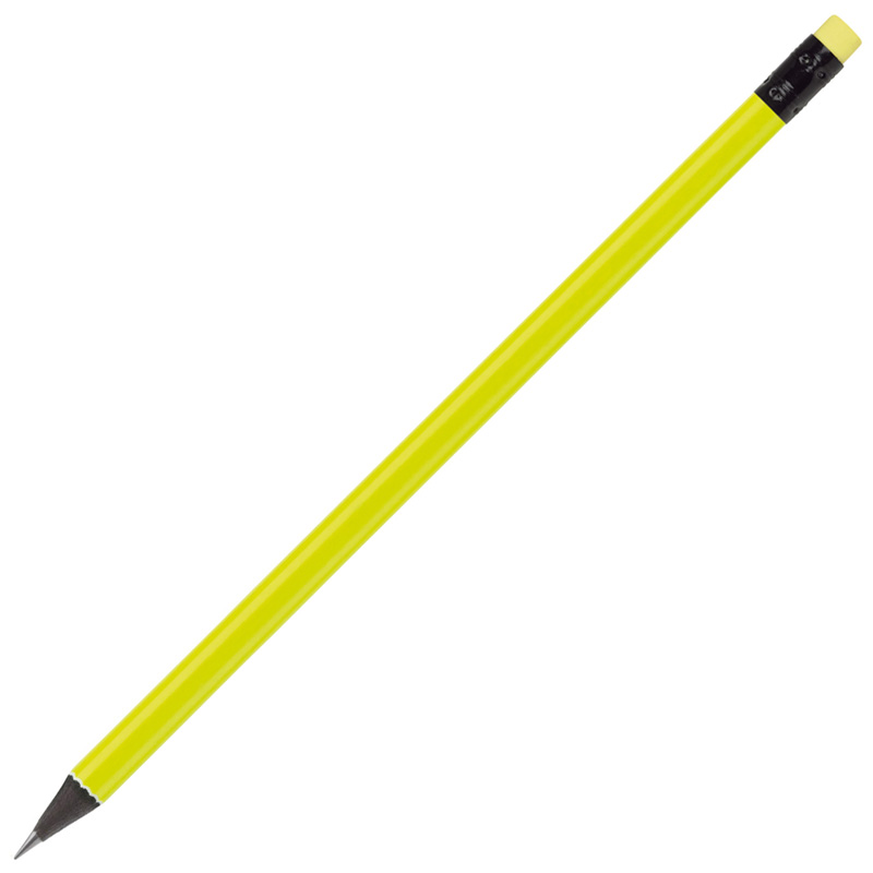 TOPPOINT Bleistift mit Radiergummi Gelb