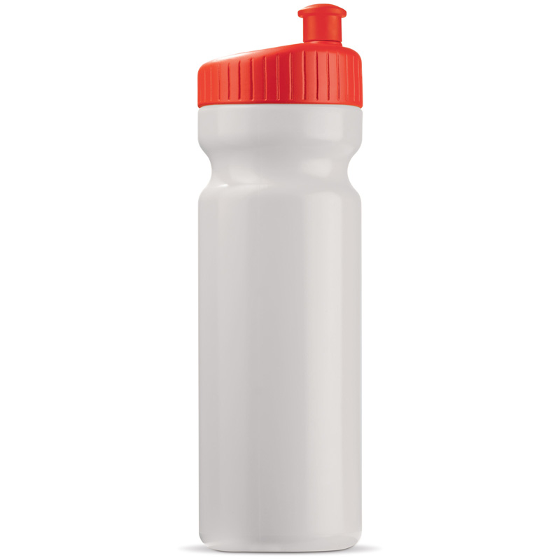 TOPPOINT Toppoint Sportflasche 750 Design Weiss / Rot