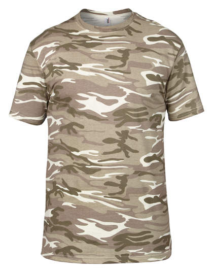 LSHOP Camouflage Tee Camouflage Sand,Green Camouflage