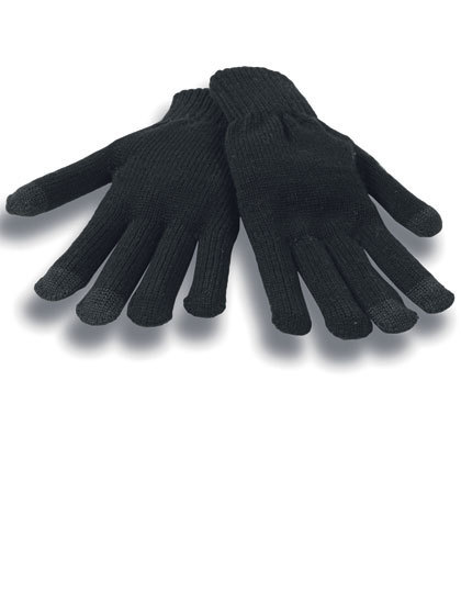 LSHOP Gloves Touch Handschuhe Black