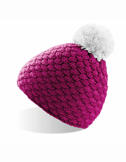 LSHOP Cuddly - Knitted Beanie Fuchsia,Grey,Turquoise