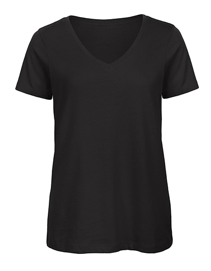 LSHOP V-Neck T-Shirt /Women Black,Khaki,Light Grey,Navy,Red,White