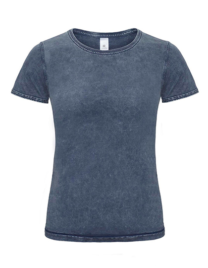 LSHOP T-Shirt DNM Editing /Women Raw Blue