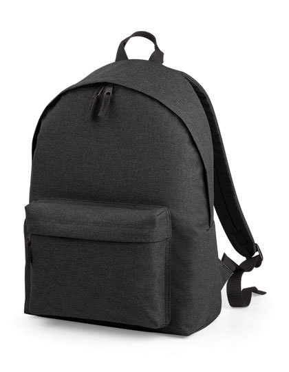 LSHOP Two-Tone Fashion Backpack Anthracite,Grey Marl
