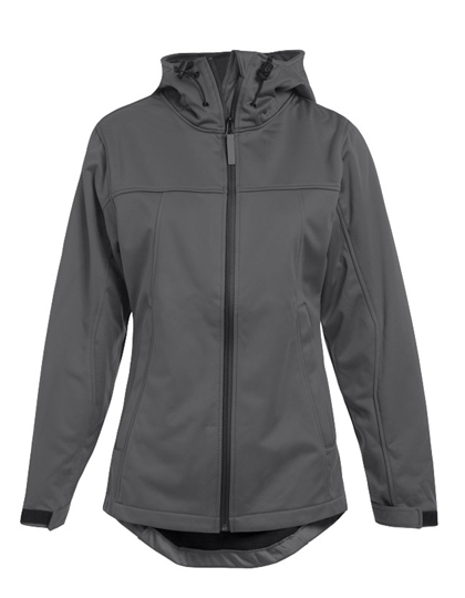 LSHOP Women«s Hoody Softshell Jacket Light Grey (Solid)