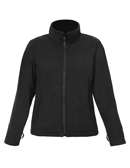 LSHOP Womens Fleece Jacket C+ Black,Fire Red,Navy,Orange,Steel Grey (Solid)