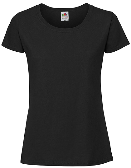 LSHOP Ringspun Premium T Lady-fit Black,Deep Navy,Heather Grey,Kelly Green,Light Graphite (Solid),Navy,Red,Royal Blue,White,Zinc (Solid)