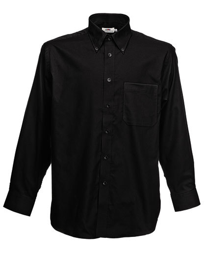LSHOP Men«s Long Sleeve Oxford Shirt Black,Navy,Oxford Blue,Oxford Grey,White