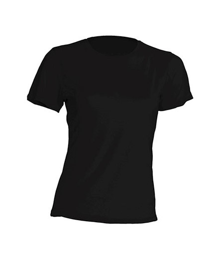 LSHOP Sport T-Shirt Lady Black,Fuchsia Fluor,Gold Fluor,Khaki,Lime Fluor,Navy,Orange,Orange Fluor,Red,Royal Blue,Turquoise,White