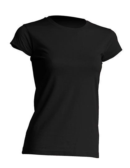 LSHOP Ladies Regular Premium T-Shirt Black,Fuchsia,Grey Melange,Kelly Green,Red,Royal Blue,White