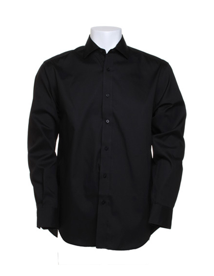 LSHOP Executive Oxford Long Sleeve Shirt Black,Light Blue,White