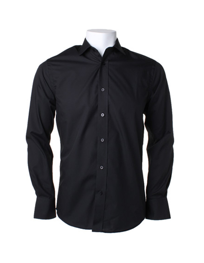 LSHOP Business Tailored Fit Poplin Shirt Black,Light Blue,White