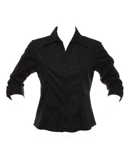 LSHOP Women«s Bar Shirt 3/4-Sleeve Black