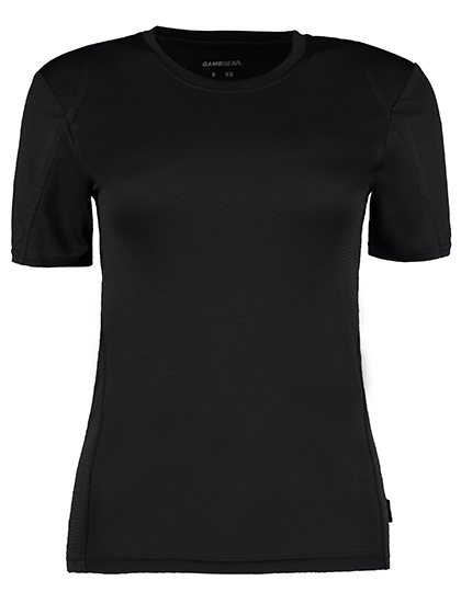 LSHOP Women«s T-Shirt Short Sleeve Black,Flo Coral,Navy,Red,White