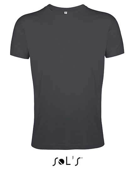 LSHOP Regent Fit T-Shirt Dark Grey (Solid),Deep Black,Duck Blue,French Navy,Grey Melange,Honey,Kelly Green,Red,Royal Blue,White