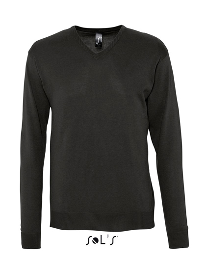LSHOP Mens V Neck Sweater Galaxy Black,Medium Grey (Solid),Navy,Red