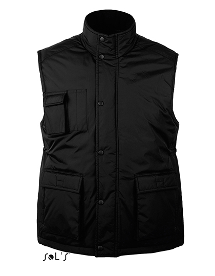 LSHOP Ripstop Bodywarmer Wells Black,Charcoal Grey (Solid),French Navy,Red