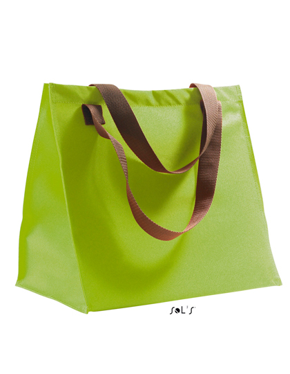 LSHOP Shopping Bag Marbella Apple Green,Black,Fuchsia,Gold,Orange,Turquoise,Ultramarine,White
