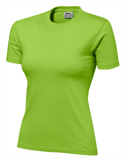 LSHOP Ace Ladies` T-Shirt Apple Green,Aqua,Black,Classic Royal Blue,Dark Red,Grey (Solid),Navy,Sports Grey (Heather),White