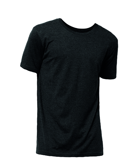 LSHOP Bio - Short Sleeve T-Shirt Black Melange,Green Turquoise Melange,Navy Melange,Sky Blue Melange