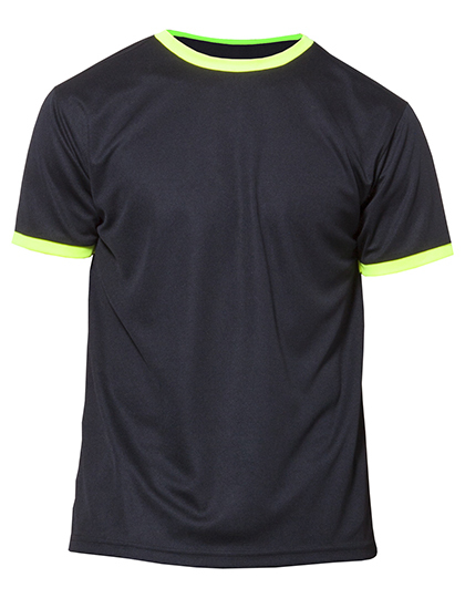 LSHOP Action - Short Sleeve Sport T-Shirt Black,Fuchsia Fluor,Green Fluor,Navy,White
