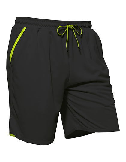 LSHOP Energy - Sport Pants Black,White,Yellow Fluor