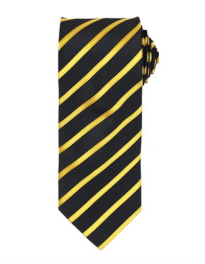 LSHOP Sports Stripe Tie Black,Navy