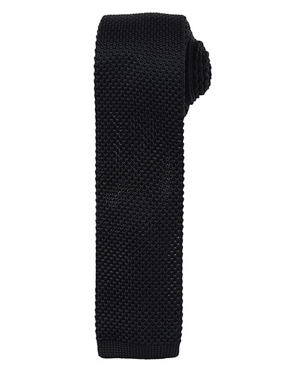 LSHOP Slim Knitted Tie Black,Mid Blue,Navy,Red,Royal (ca. Pantone 661C),Steel