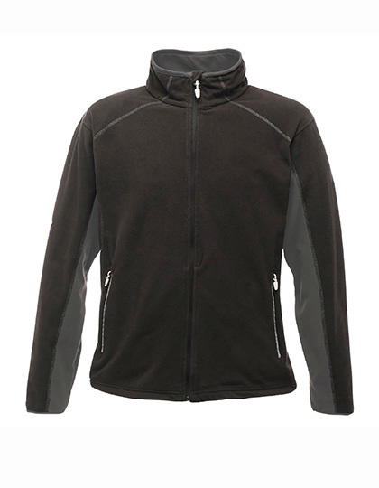 LSHOP X-Pro Optimise Contrast Fleece Jacket Black,Navy,Oxford Blue,Seal Grey (Solid)