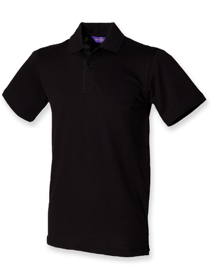 LSHOP Men«s Stretch Piqu Polo Shirt Black,Classic Red,Navy,Purple,Sapphire Blue,White