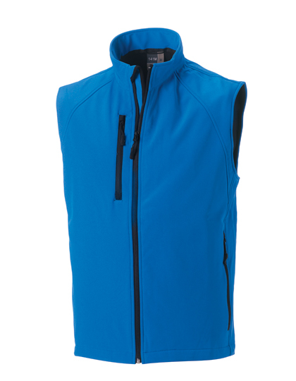 LSHOP Soft Shell-Gilet Azure Blue,Black,Cactus,Classic Red,French Navy,Titanium (Solid)