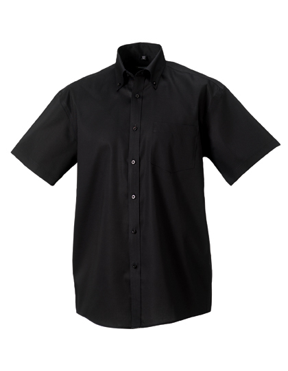 LSHOP Men«s Short Sleeve Ultimate Non-Iron Shirt Black,Bright Sky,Classic Pink,White