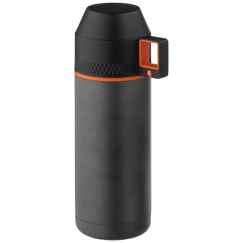 PF Nakiska Vakuum Isolierflasche grau,schwarz ,orange