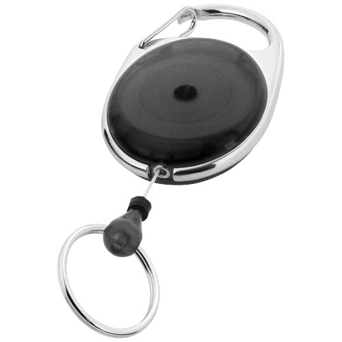 PF Gerlos Schlüsselanhänger mit Rollerclip schwarz