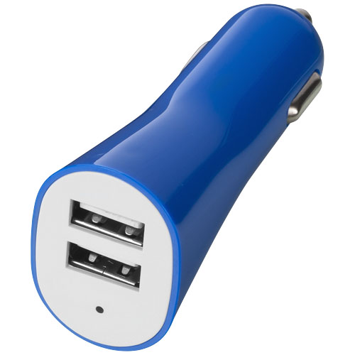 PF Pole Doppel-USB-Autoadapter royalblau