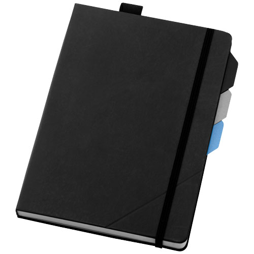 PF Alpha Notizbuch mit Seitentrennern schwarz,blau