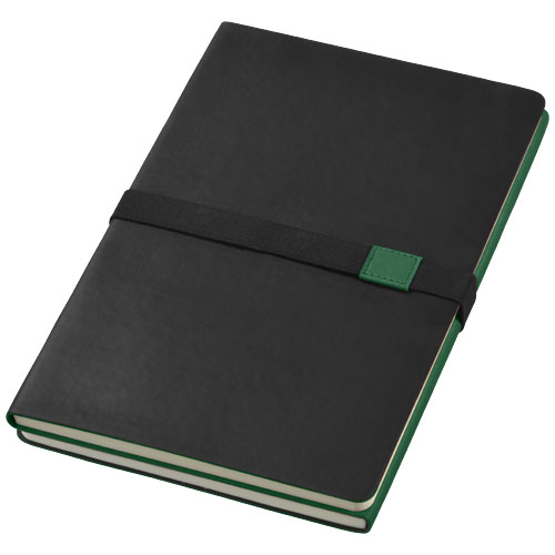 PF Doppio A5 Notizbuch grün,schwarz