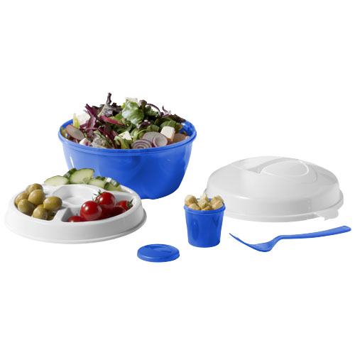 PF Ceasar Salat-Schüsselset blau,weiss