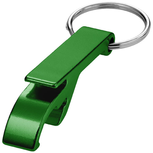 PF Tao Schlüsselanhänger mit Flaschen- und Dosenöffner aus Aluminium grün