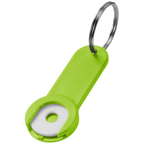PF Shoppy Schlüsselanhänger mit Münzhalter limone