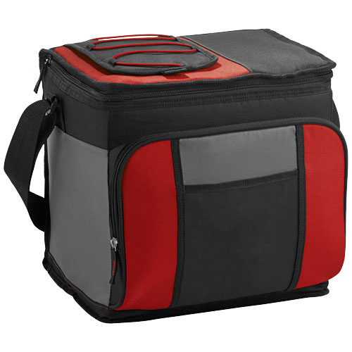 PF Kühltasche mit problemlosem Zugriff für 24 Dosen rot,schwarz