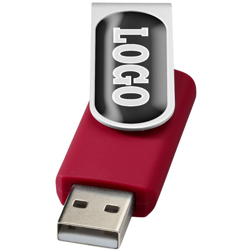 PF Rotate Dooming 2 GB USB-Stick rot,silber