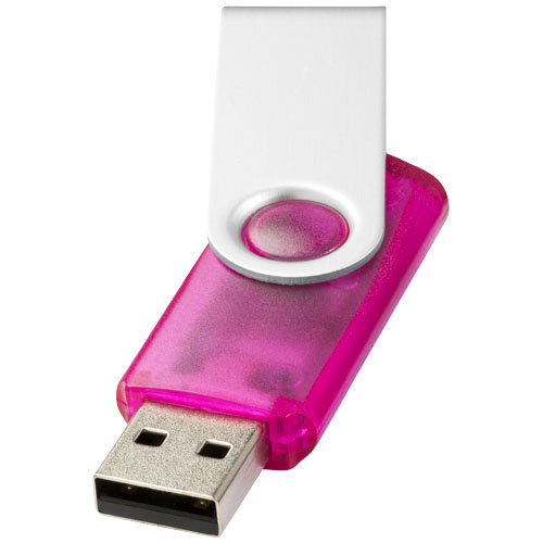 PF Rotate Translucent 2 GB USB-Stick rosa