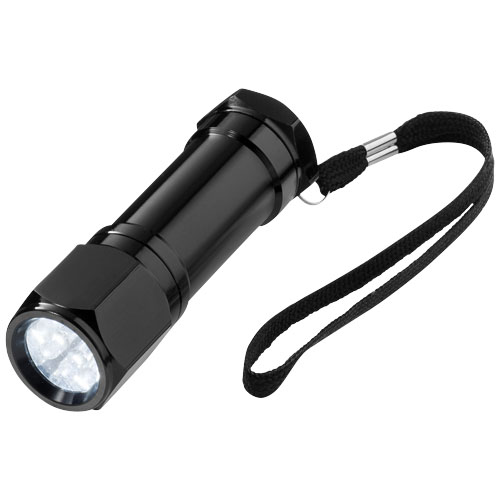 PF Taschenlampe mit 8 LEDs schwarz
