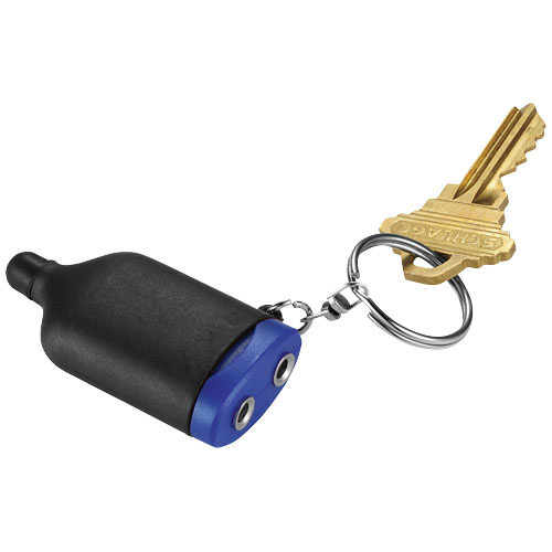 PF 2-IN-1 Musiksplitter-Schlüsselanhänger mit Stylus schwarz,royalblau